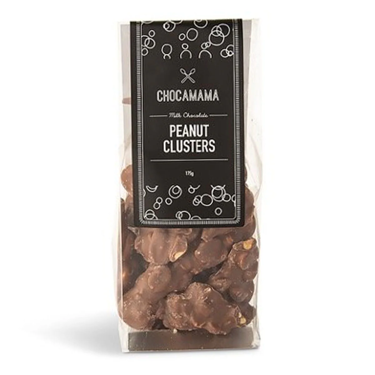 Stand Up Bag Peanut Clusters 150g - Chocomama