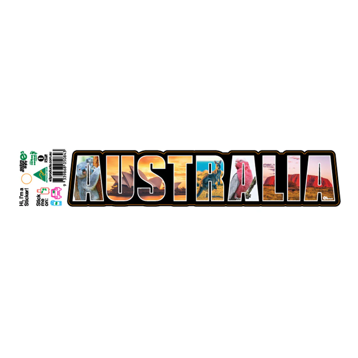 Sticker Australia Image Vibe - Explore Engage Enjoy