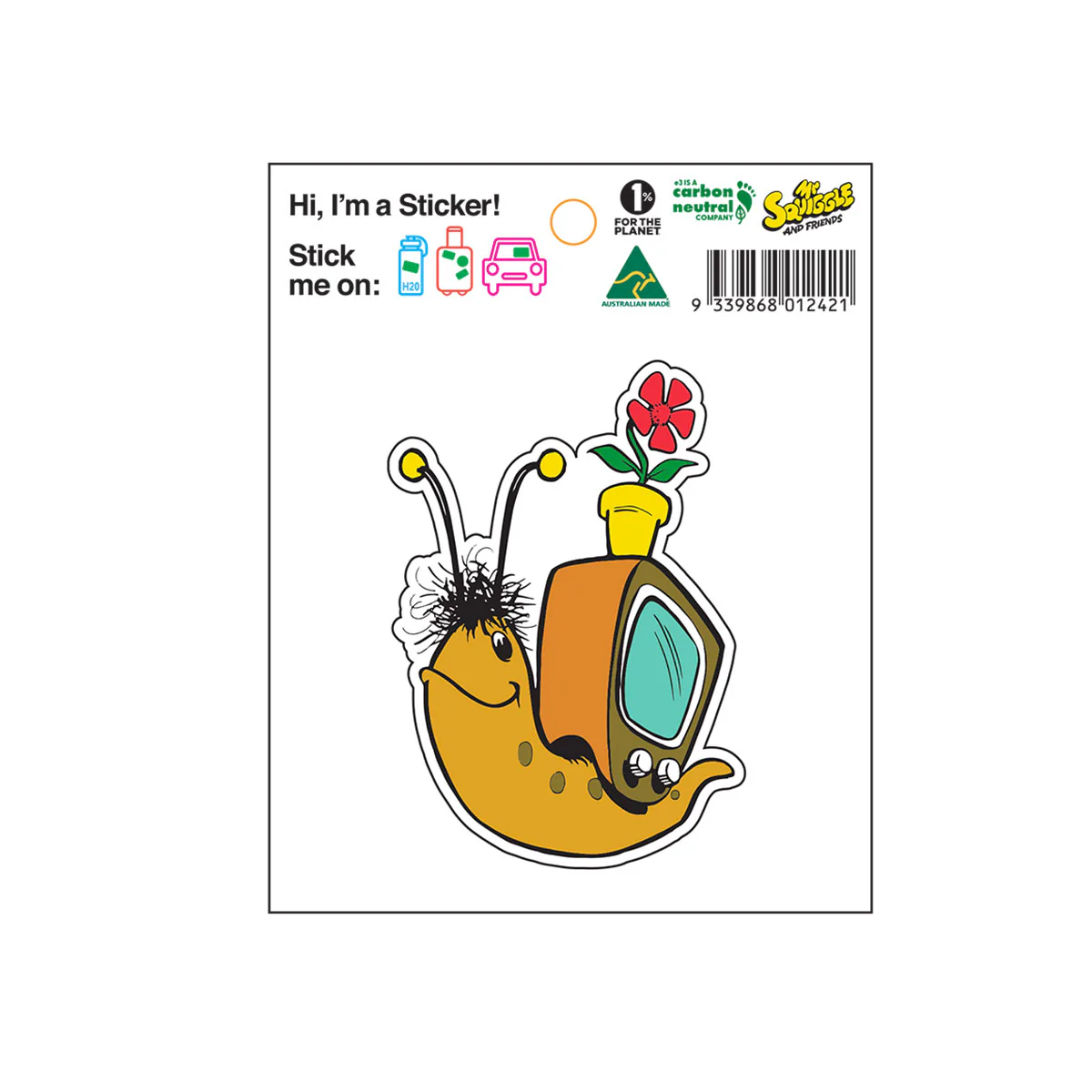 Sticker Gus the Snail