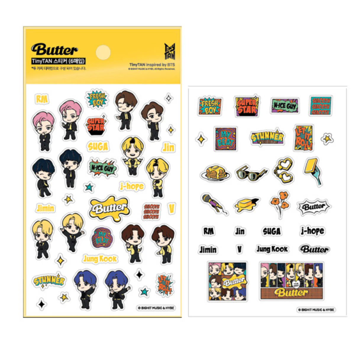 Stickers Butter BTS - Alpha