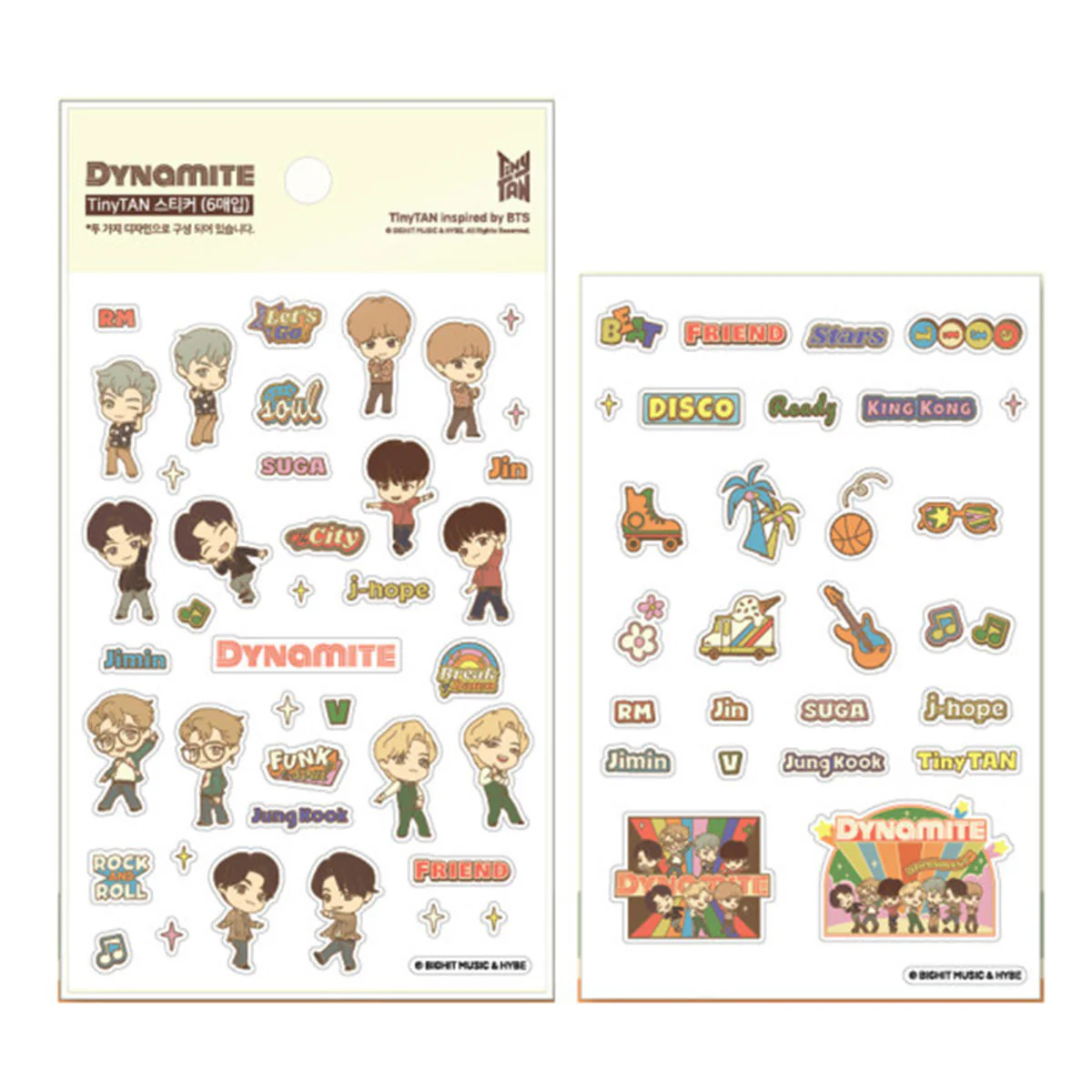 Stickers Dynamite BTS - Alpha