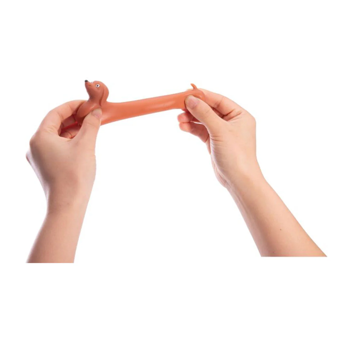 Stretchy Sausage Dog Mini Brown - Isalbi - Image 2