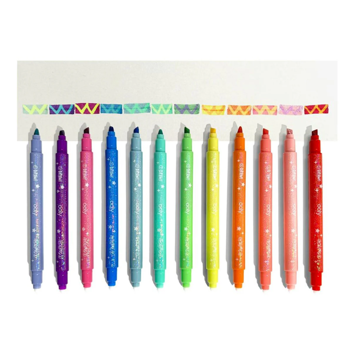 Switcheroo Sparkle Markers 12 Pack - Bobangles - Image 2