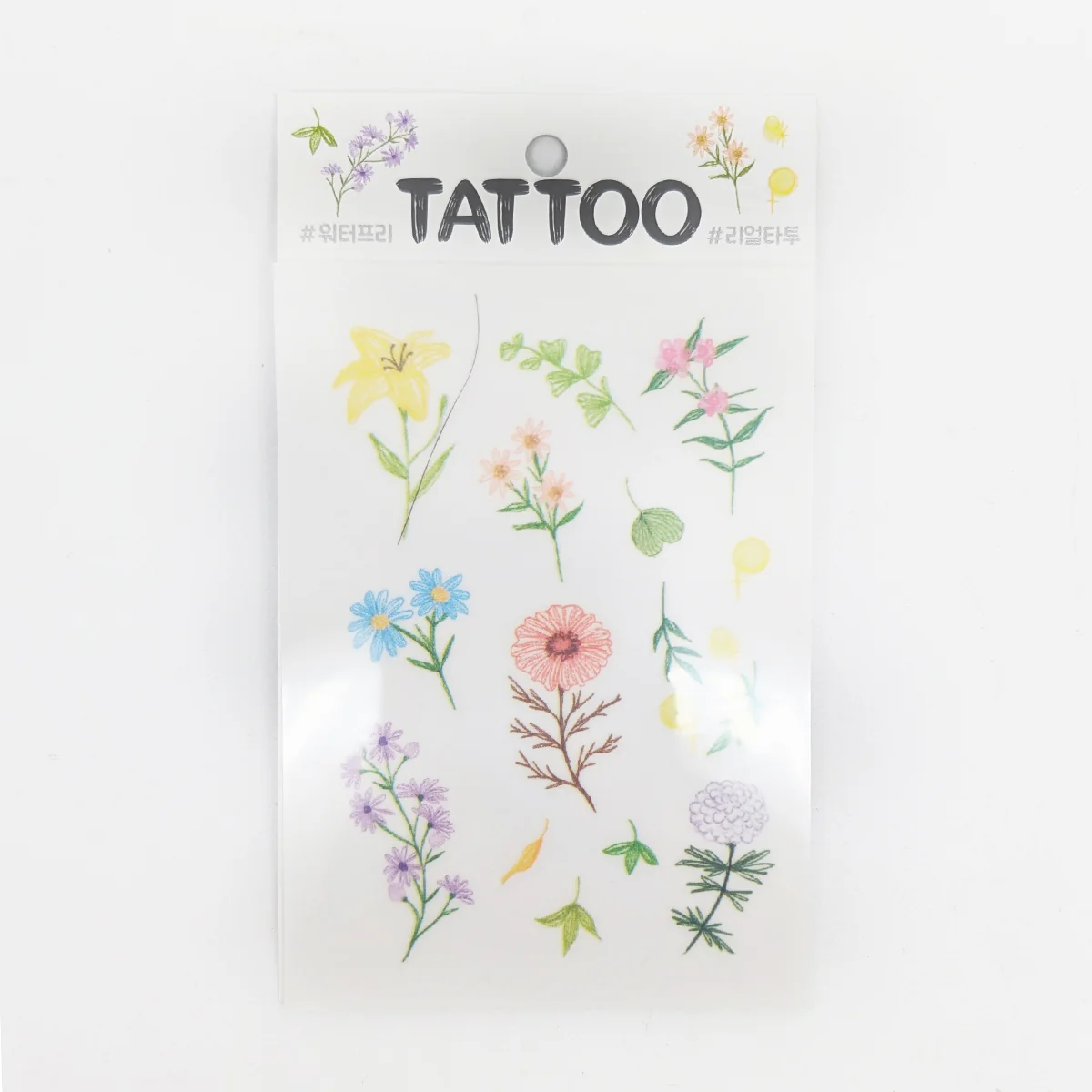 Tattoo Stickers Flowers - Alpha