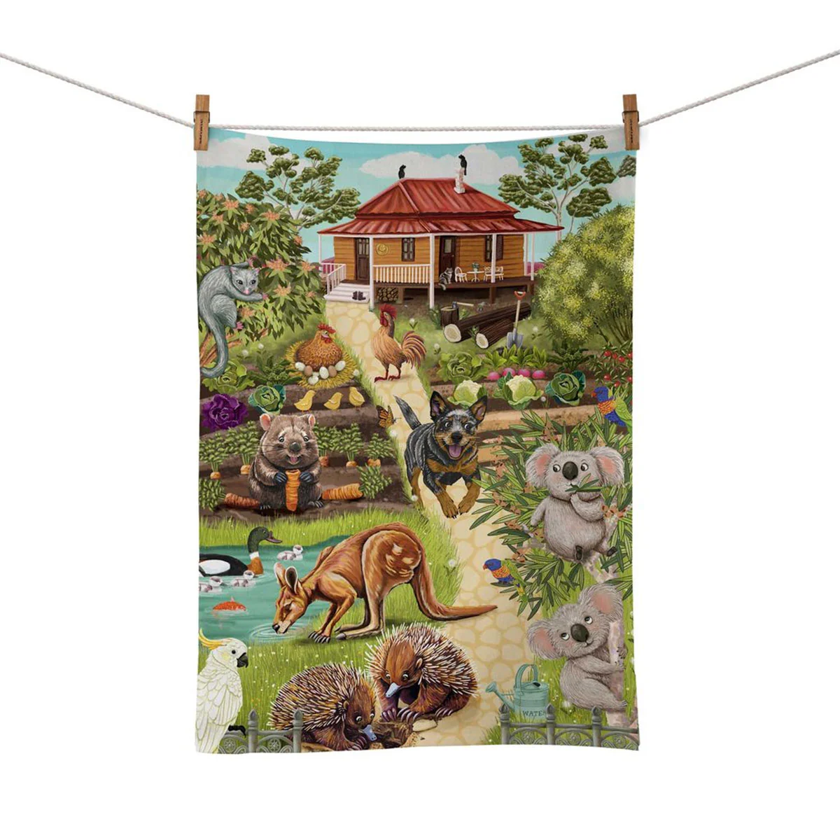 Tea Towel Garden Giggles - LaLaLand