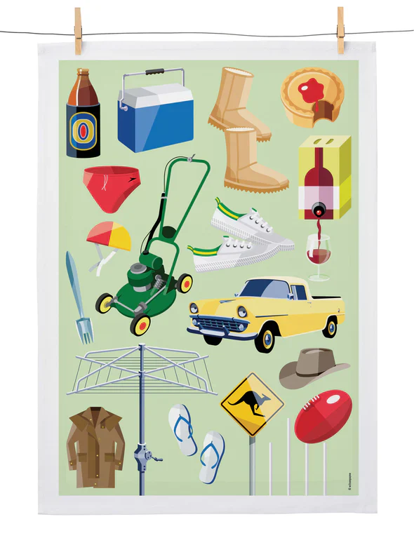 Teatowel Aussie As - WilsonPayne Aust