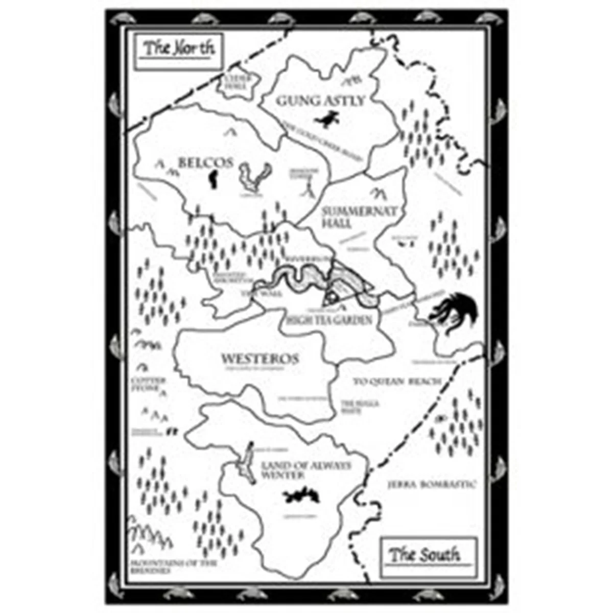 Teatowel Game of Zones - Leafy Sea Dragon
