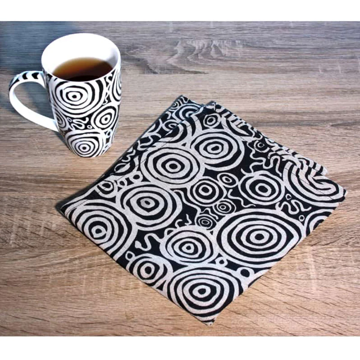 Teatowel Seven Sisters Tjukurpa 45 x 75cm - Better World Arts