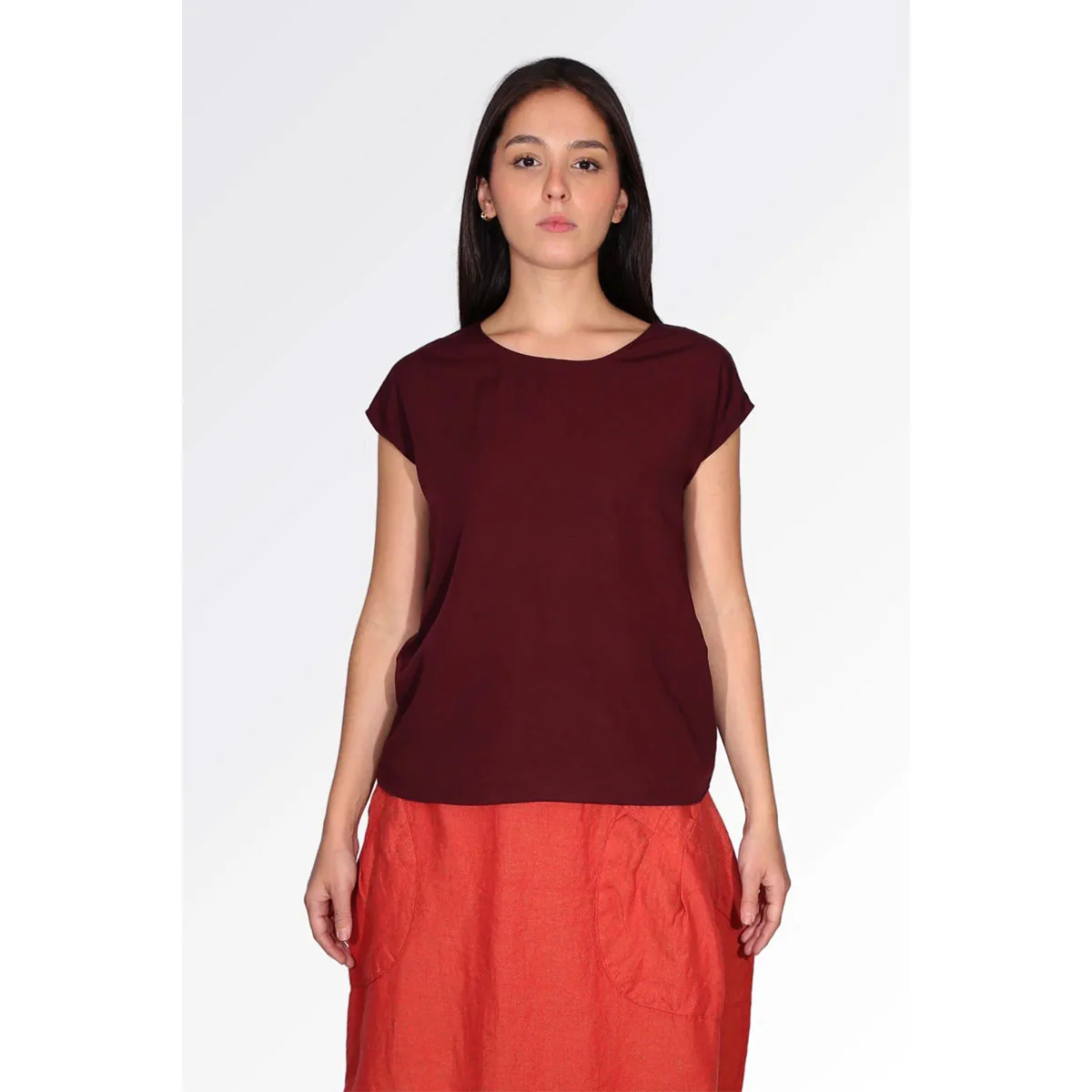 Tee Helena Claret Tencel - Olga de Polga - Image 2