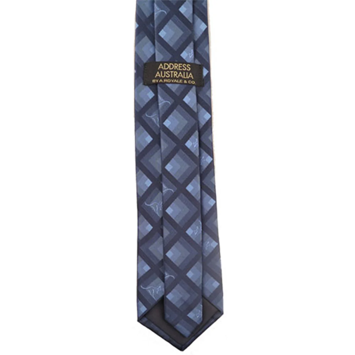 Tie Australia Kangaroo Diamond Blue - Address - Image 2