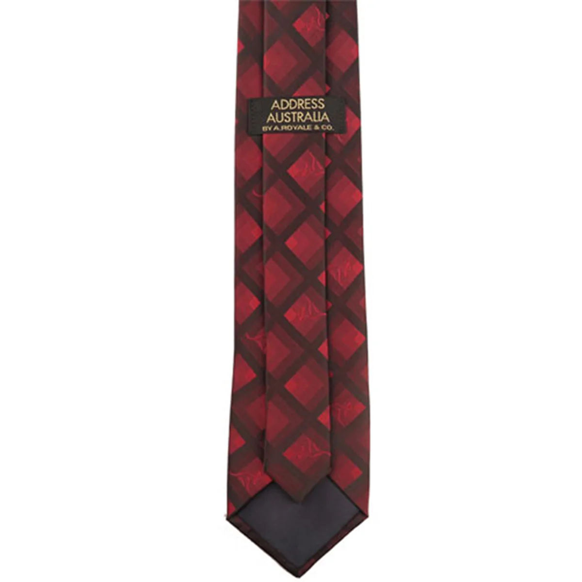 Tie Australia Kangaroo Diamond Red - Address - Image 2