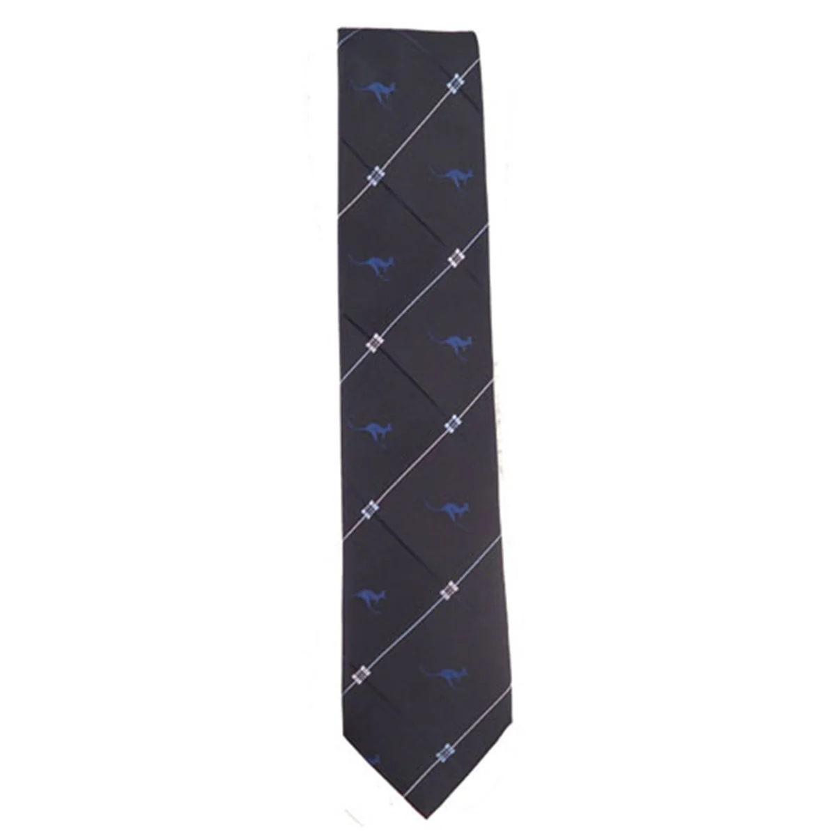 Tie Australia Kangaroo Stripe Navy - Address