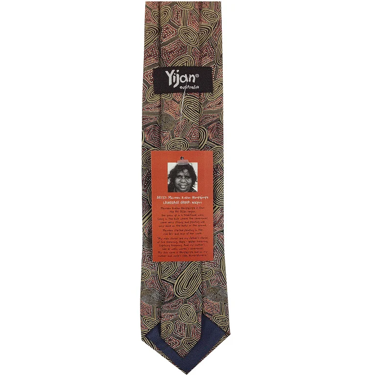 Tie Maureen Hudson Travel Dream Brown - Yijan - Image 2