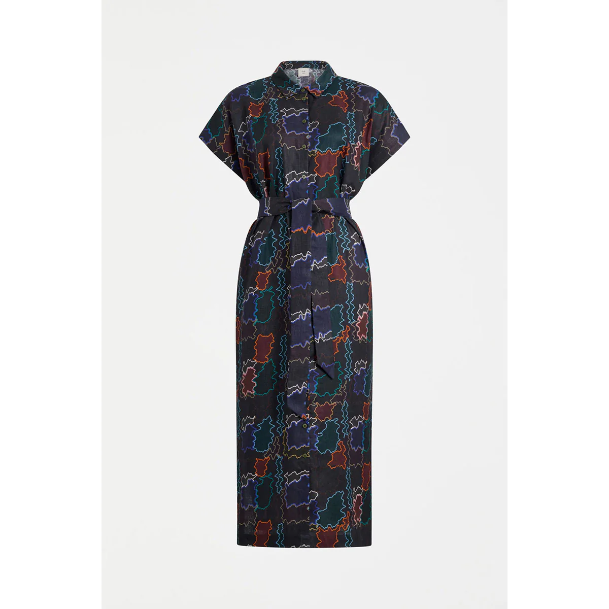 Tilko Shirt Dress Suma Line Print - Elk Accessories