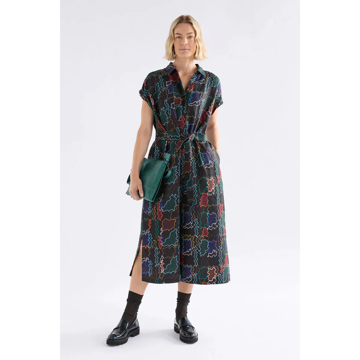 Tilko Shirt Dress Suma Line Print - Elk Accessories - Image 2