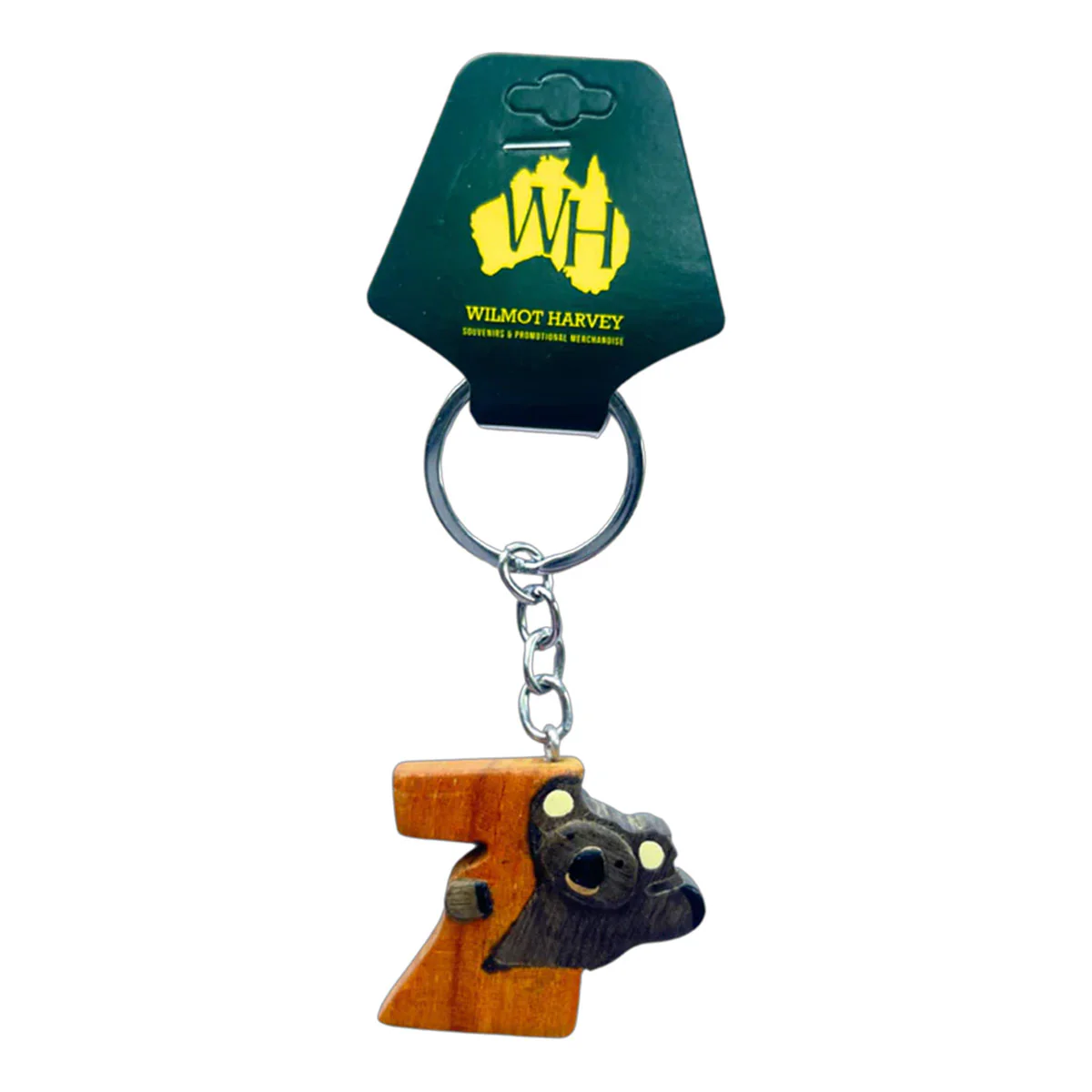 Timber Keyring Z Koala Alphabet Range - Wilmot Harvey