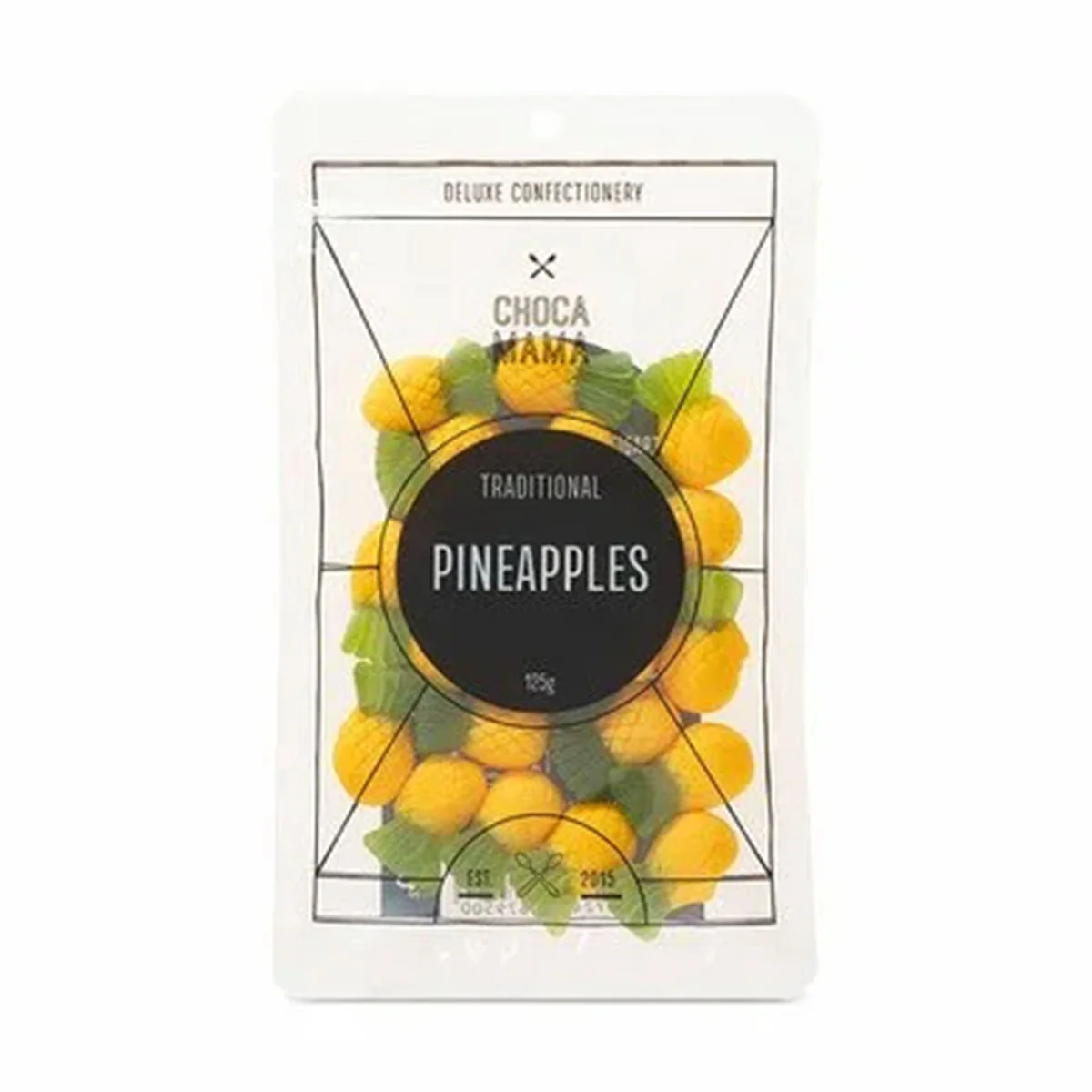 Traditional Pineapples 125g - Chocamama