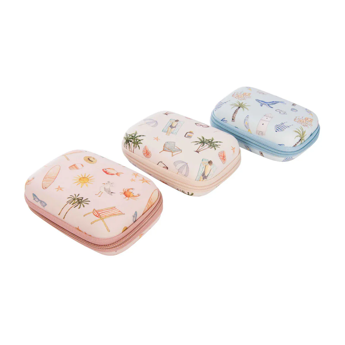 Travel Case Zipper Shells Assorted - Isalbi