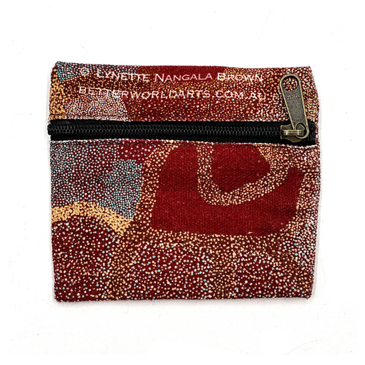 Travel Light Pouch Lynette Nangala Brown - Better World Arts