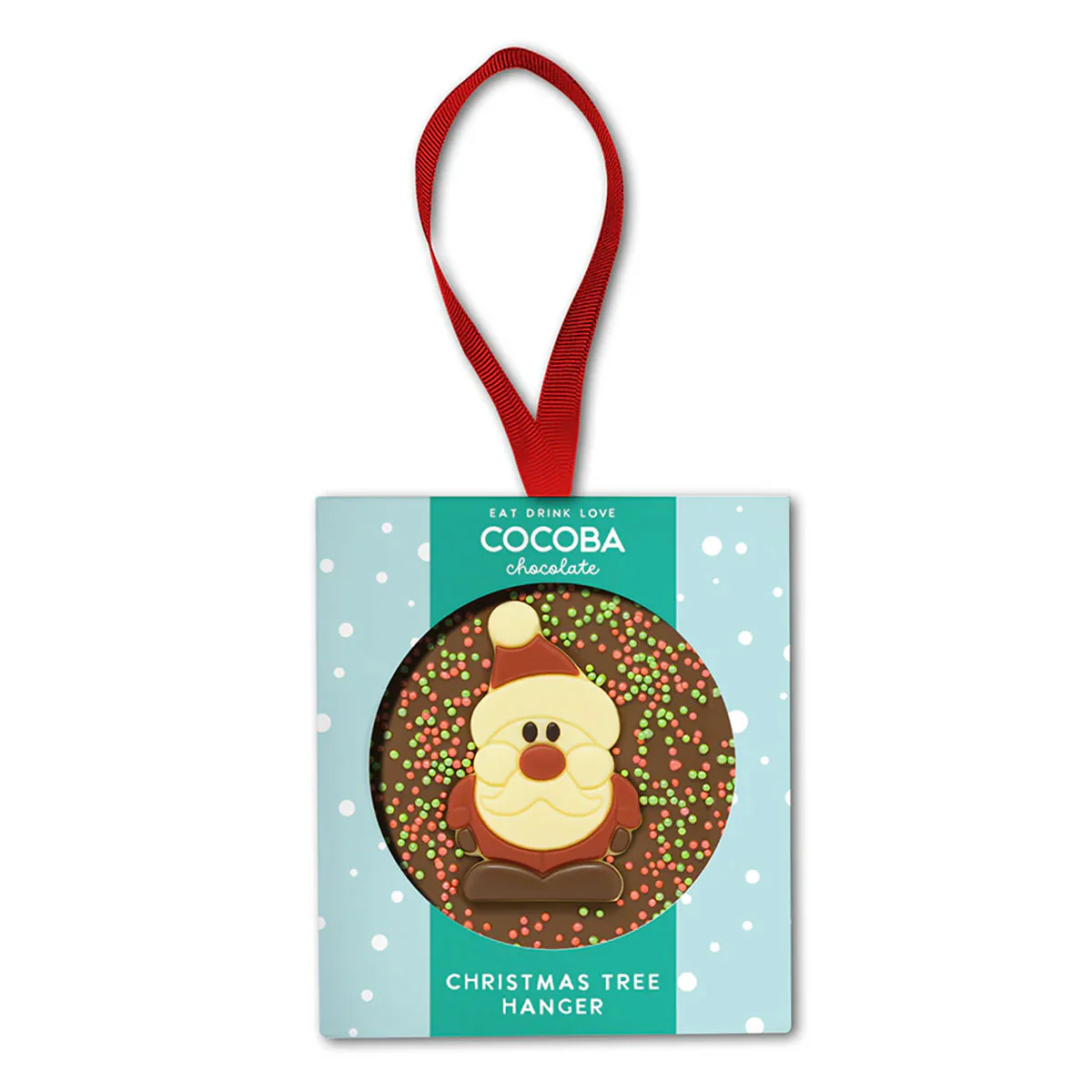 Tree Hanger Milk Chocolate Santa 50g - Gourmet Brands