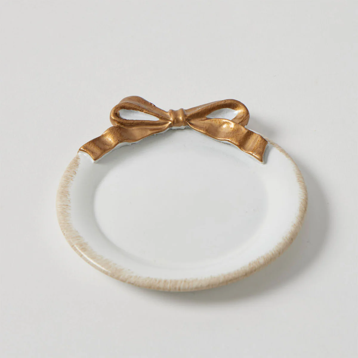 Trinket Plate Babette White - Pilbeam Living