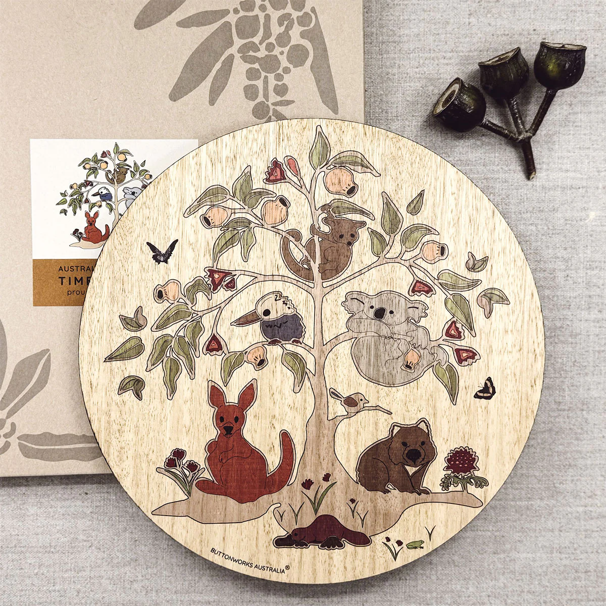 Trivet Wildlife Tree Large - Buttonworks