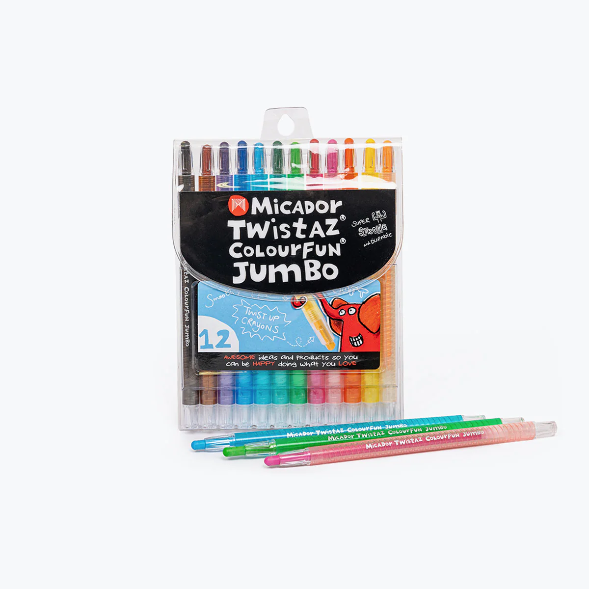 Twistaz Jumbo Crayons Class Pack 288 - Micador