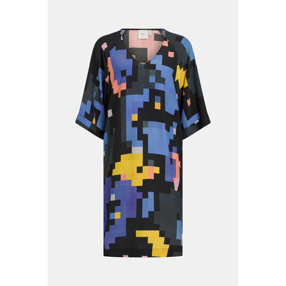 V-Neck Dress Malo Lucent Print - Elk Accessories