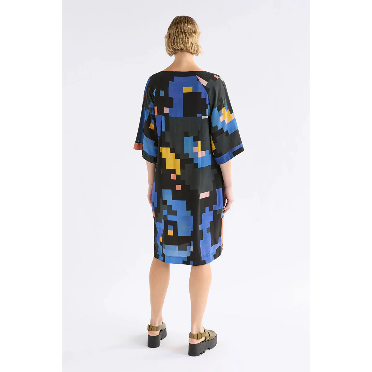 V-Neck Dress Malo Lucent Print - Elk Accessories - Image 3