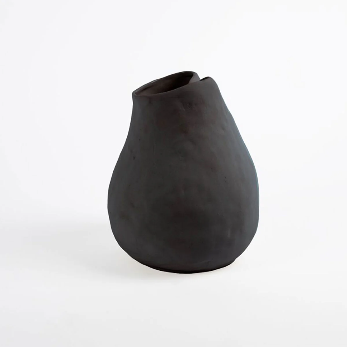 Vase Gaia Black Tall 15x20cm - Papaya