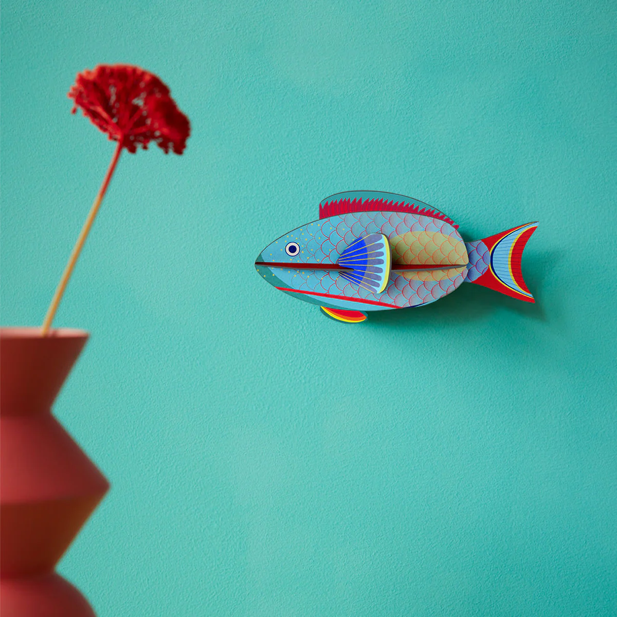 Wall Art 3D Parrotfish - Studio Roof - Image 3