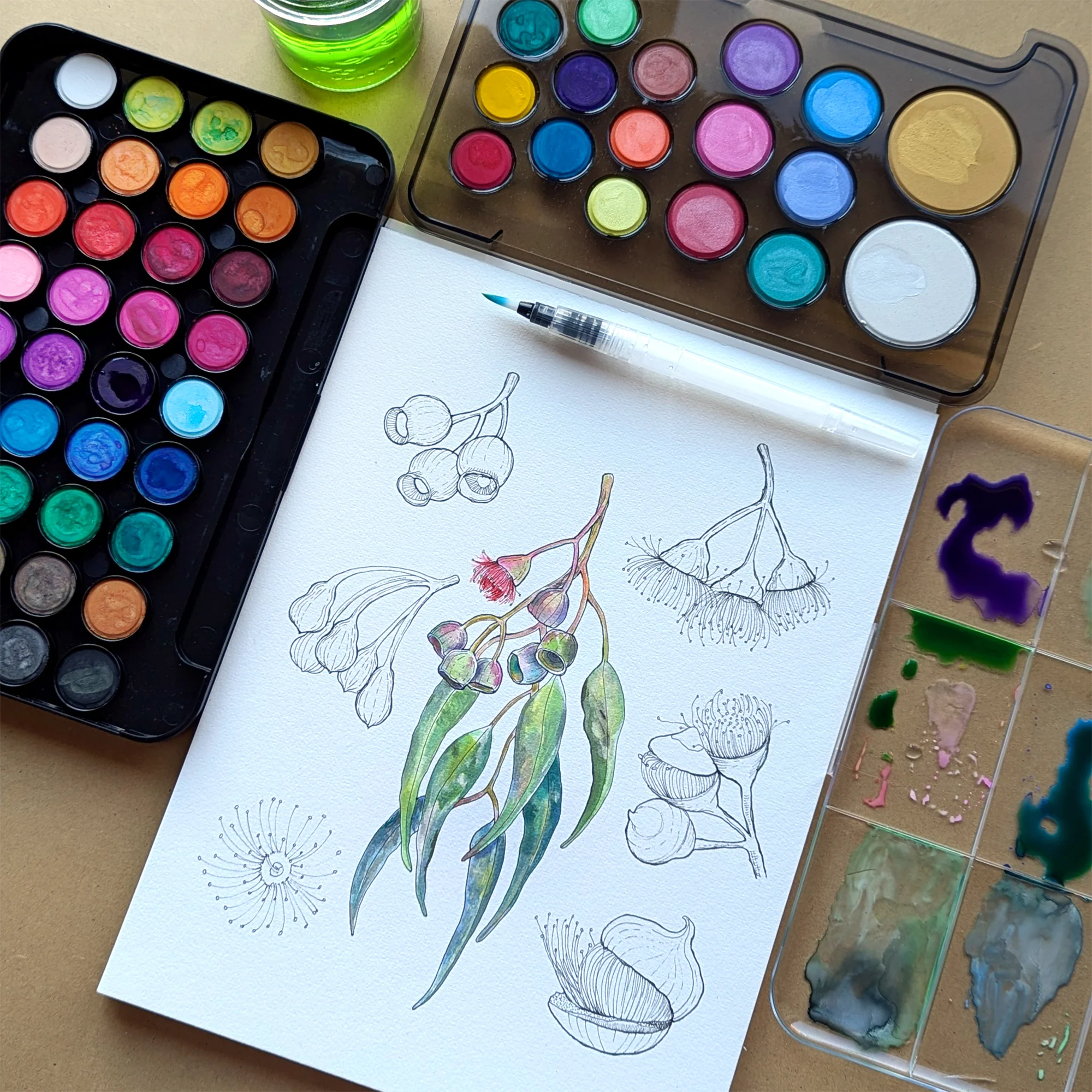 Watercolour Palette Stylist 12 Disc Pack - Micador - Image 2