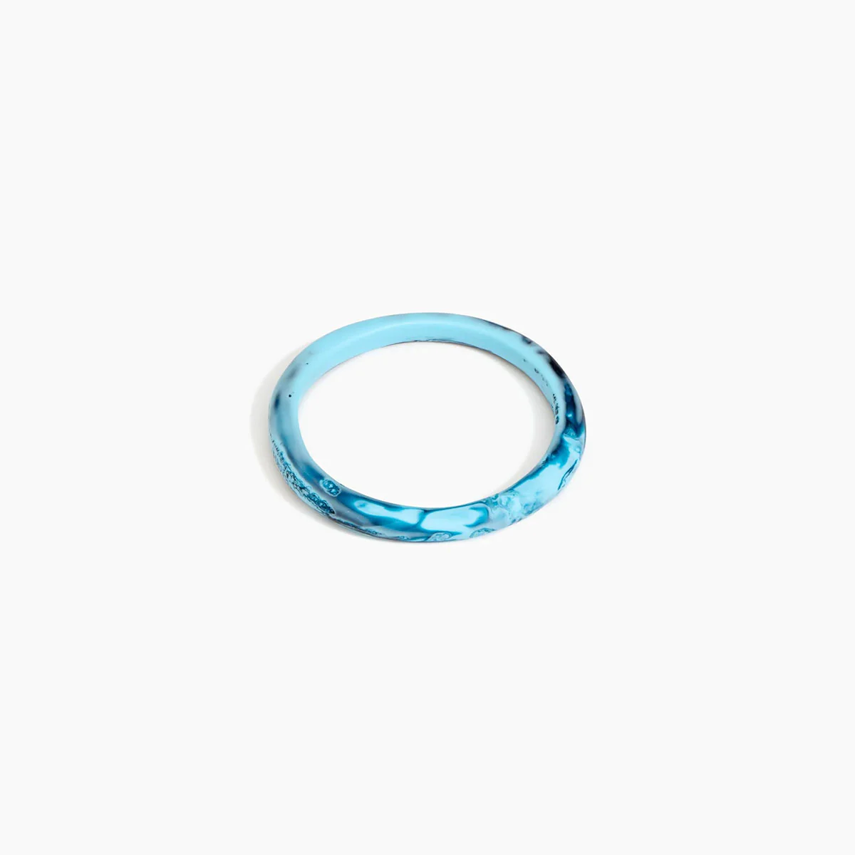 Wishbone Bangle Regular Water - Dinosaur Design
