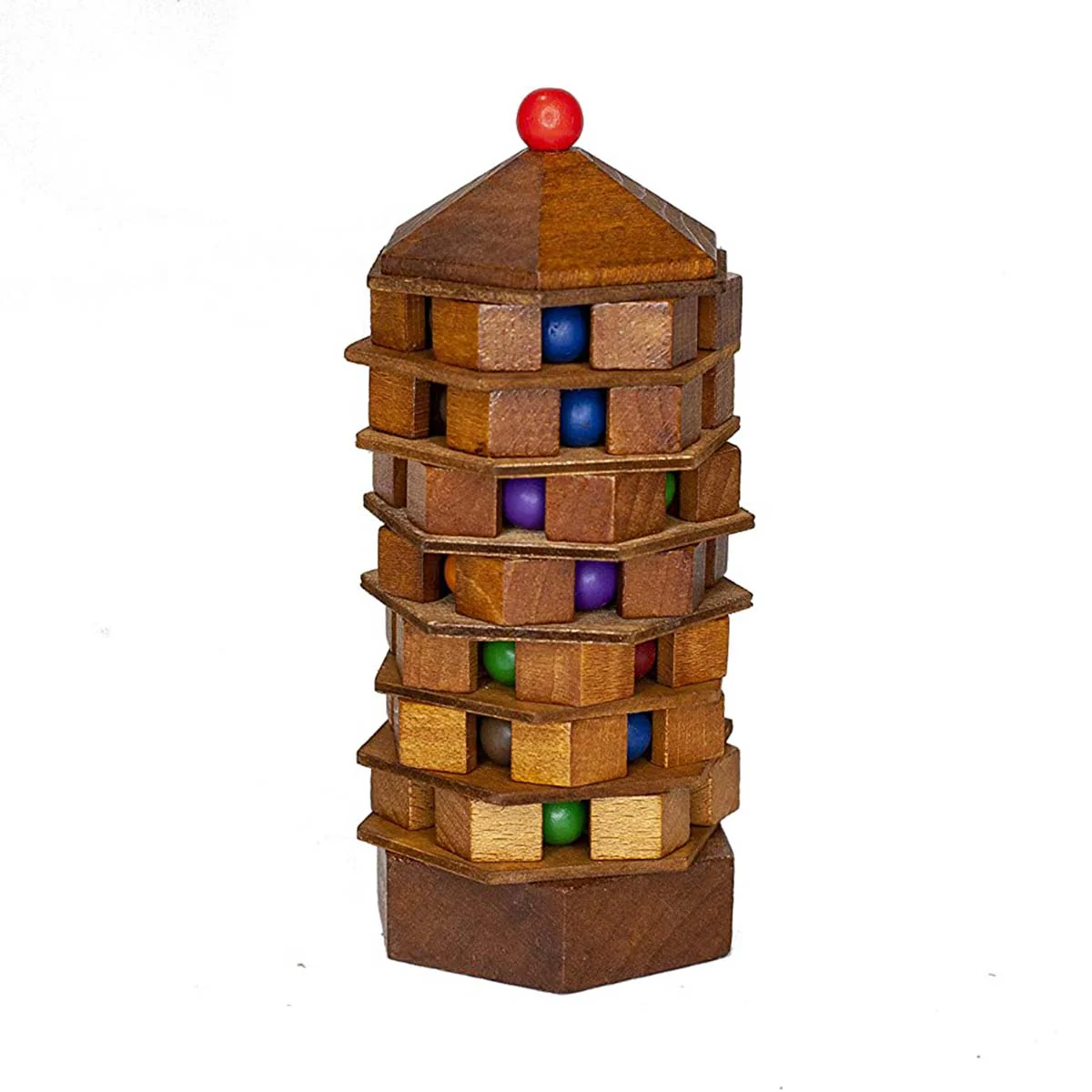 Wood Puzzle Pagoda - True Genius - Image 2