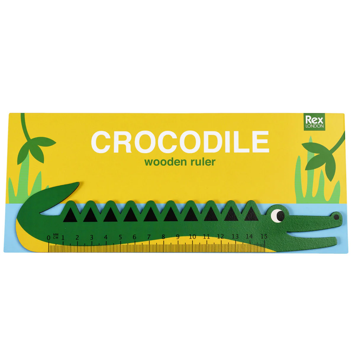 Wooden Ruler Crocodile - Bobangles