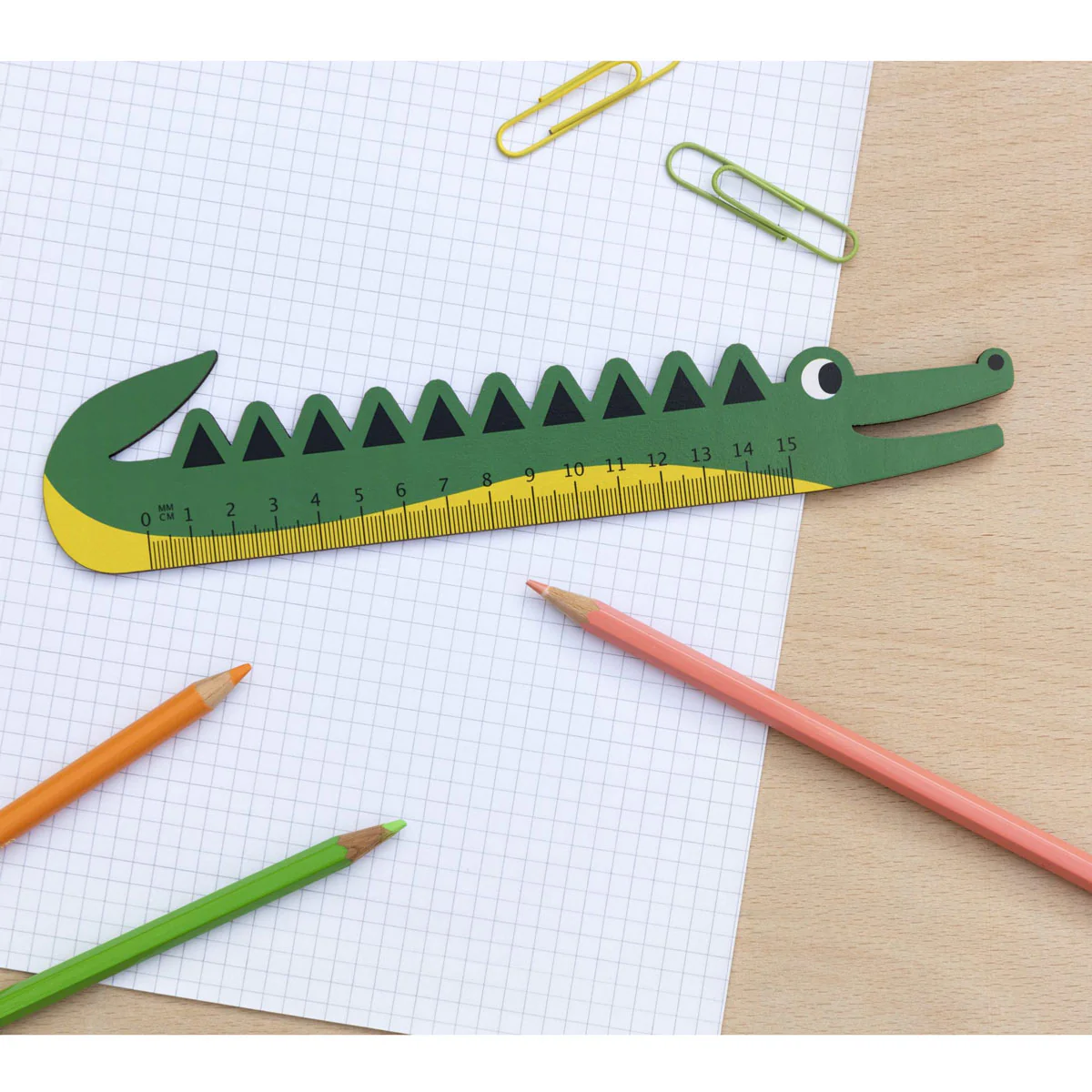 Wooden Ruler Crocodile - Bobangles - Image 2