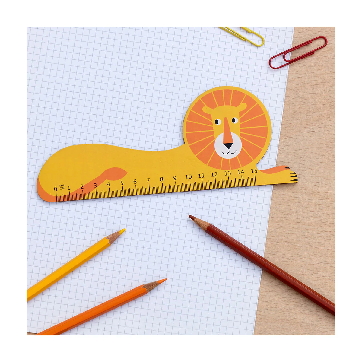 Wooden Ruler Lion - Bobangles - Image 2