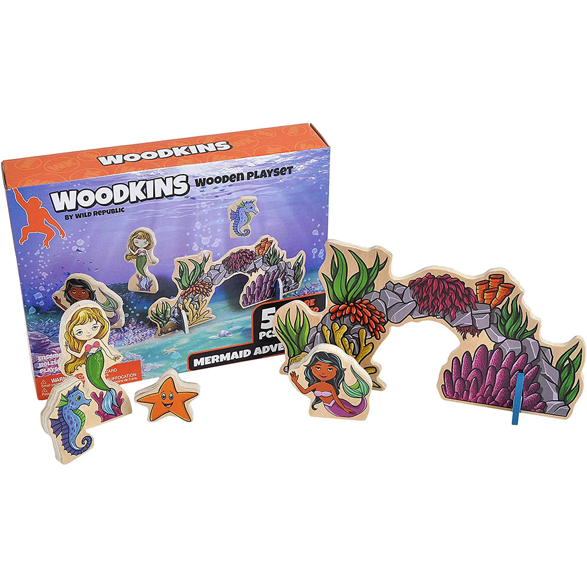 Woodkins Mermaid Adventure - Wild Republic